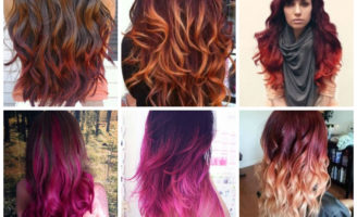 ombre colors for dark hair 1