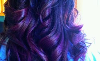 purple ombre hair color 1