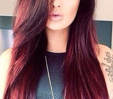 vibrant red hair color 1