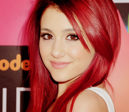 ariana grande red hair color photo - 3