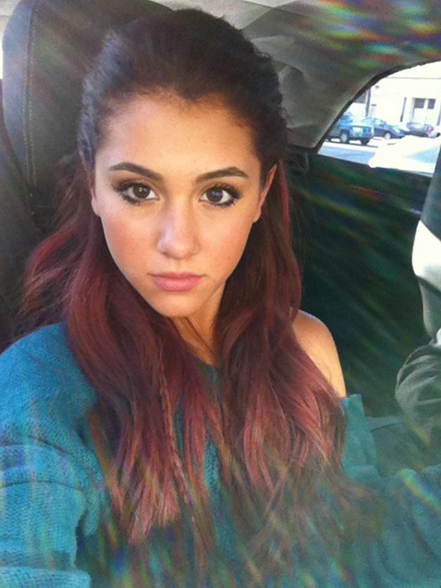 ariana grande red hair color photo - 5
