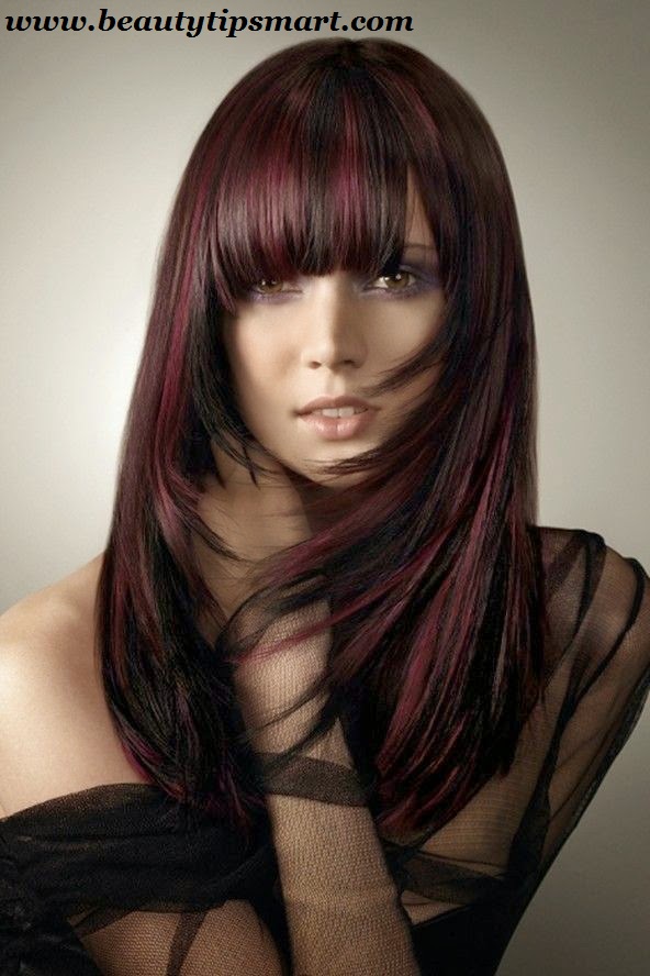brown with red tint hair color photo - 6
