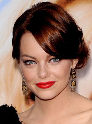 emma stone red hair color photo - 5