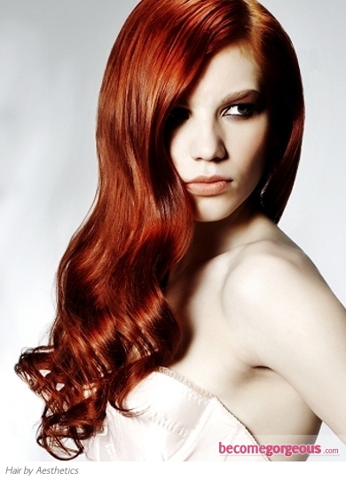 hair color shades of red photo - 4