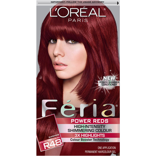 intense auburn red hair color photo - 4