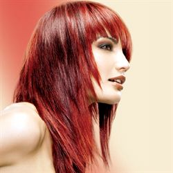 intense red hair color photo - 4