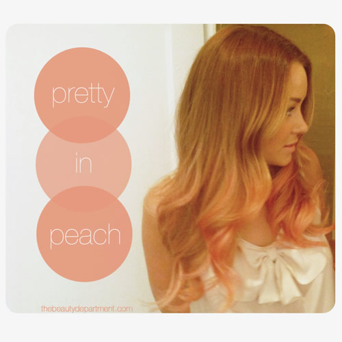 peach hair color photo - 5