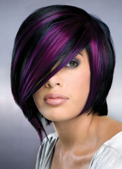 purple and black hair color photo - 6