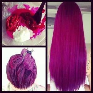purple violet hair color photo - 5