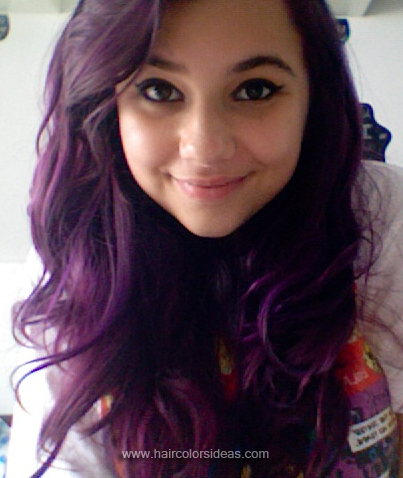 purple violet hair color photo - 6
