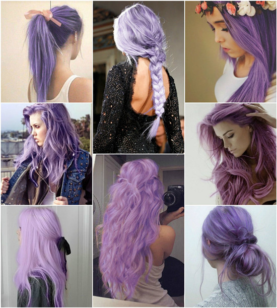 purple violet hair color photo - 8