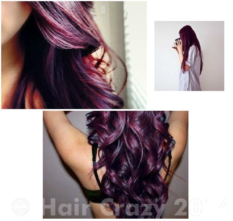 reddish purple hair color photo - 2