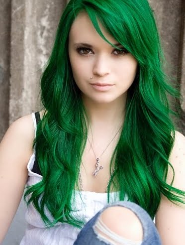 white temporary hair color photo - 10