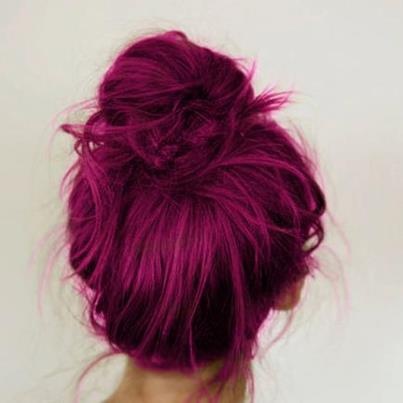 wild orchid hair color photo - 3