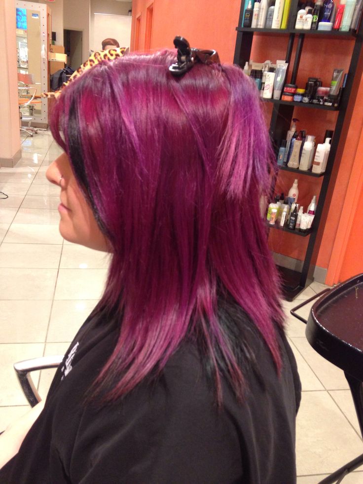 wild orchid hair color photo - 5
